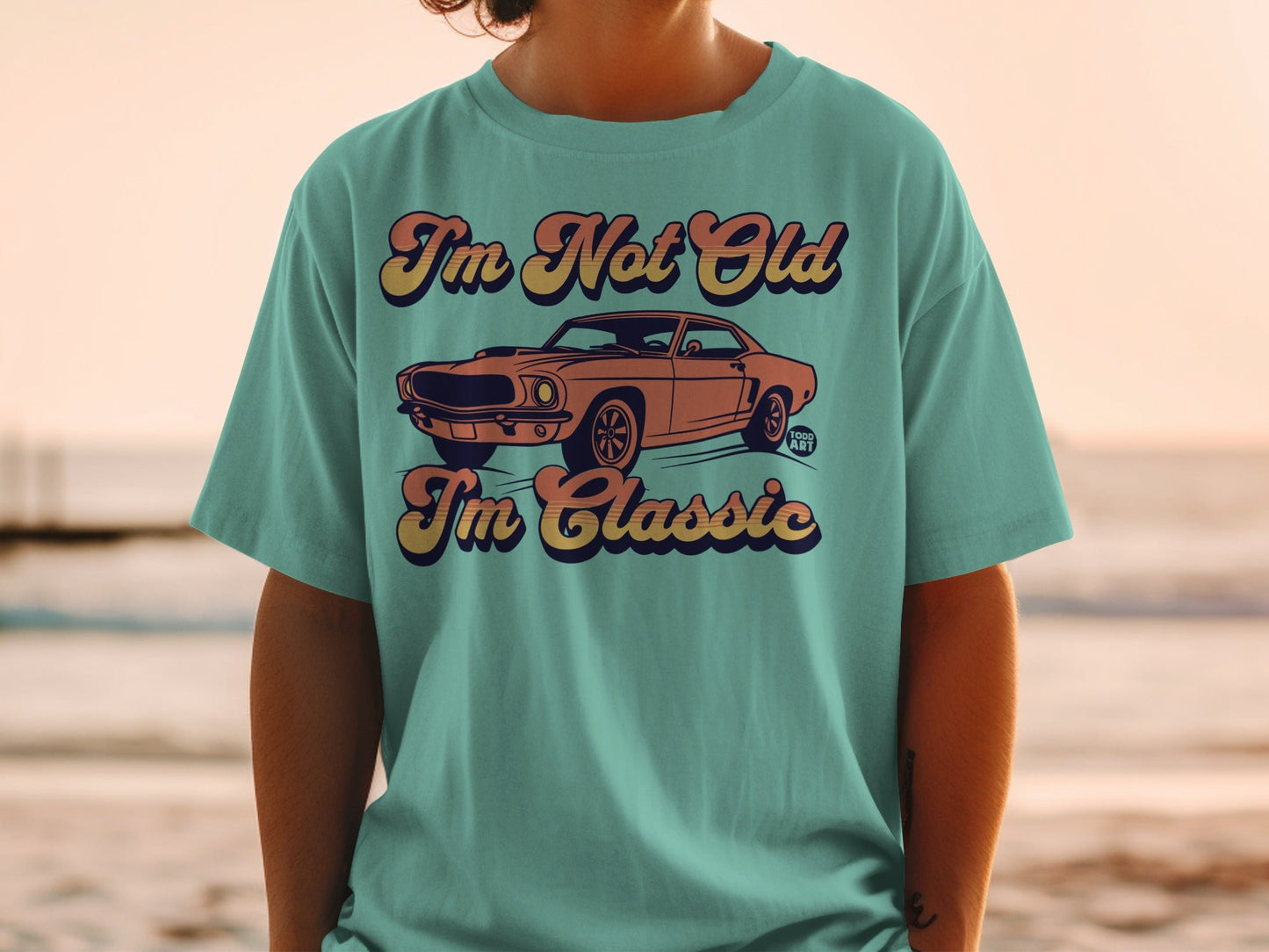 I'm Not Old I'm Classic Vintage Car Graphic Tee