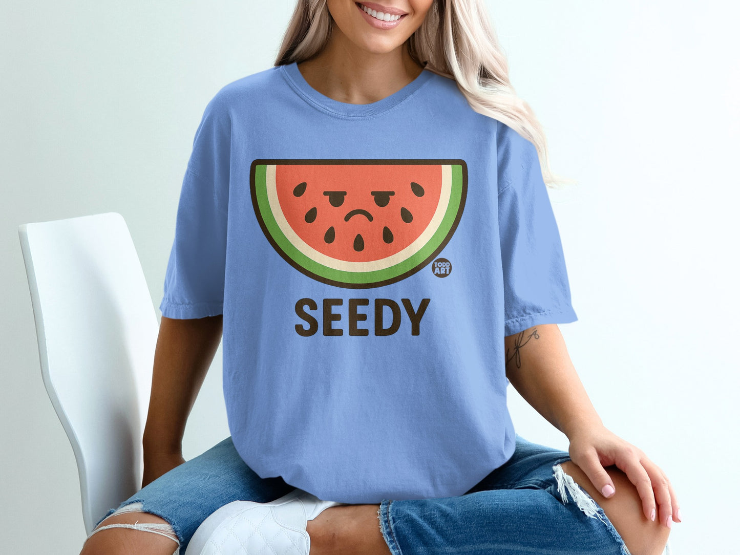 Grumpy Watermelon Seedy Todd Art Design product type