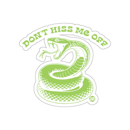 Dont Hiss Me Off Snake Illustration Artistic sticker