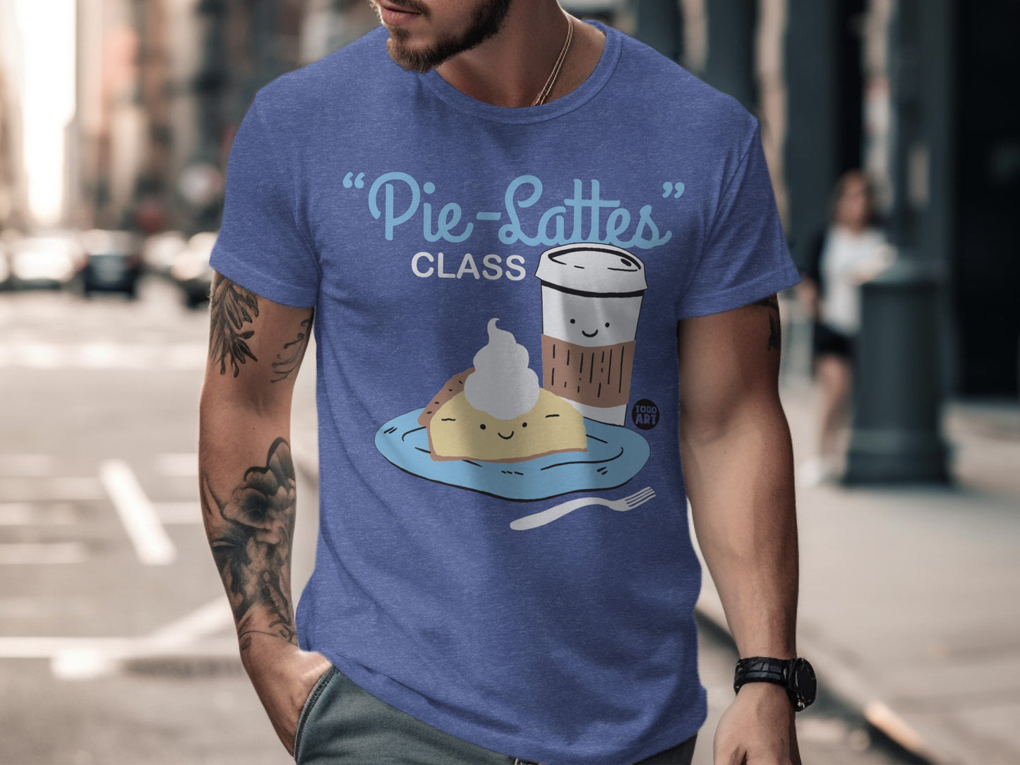Pie Lattes Class Graphic Tee product type