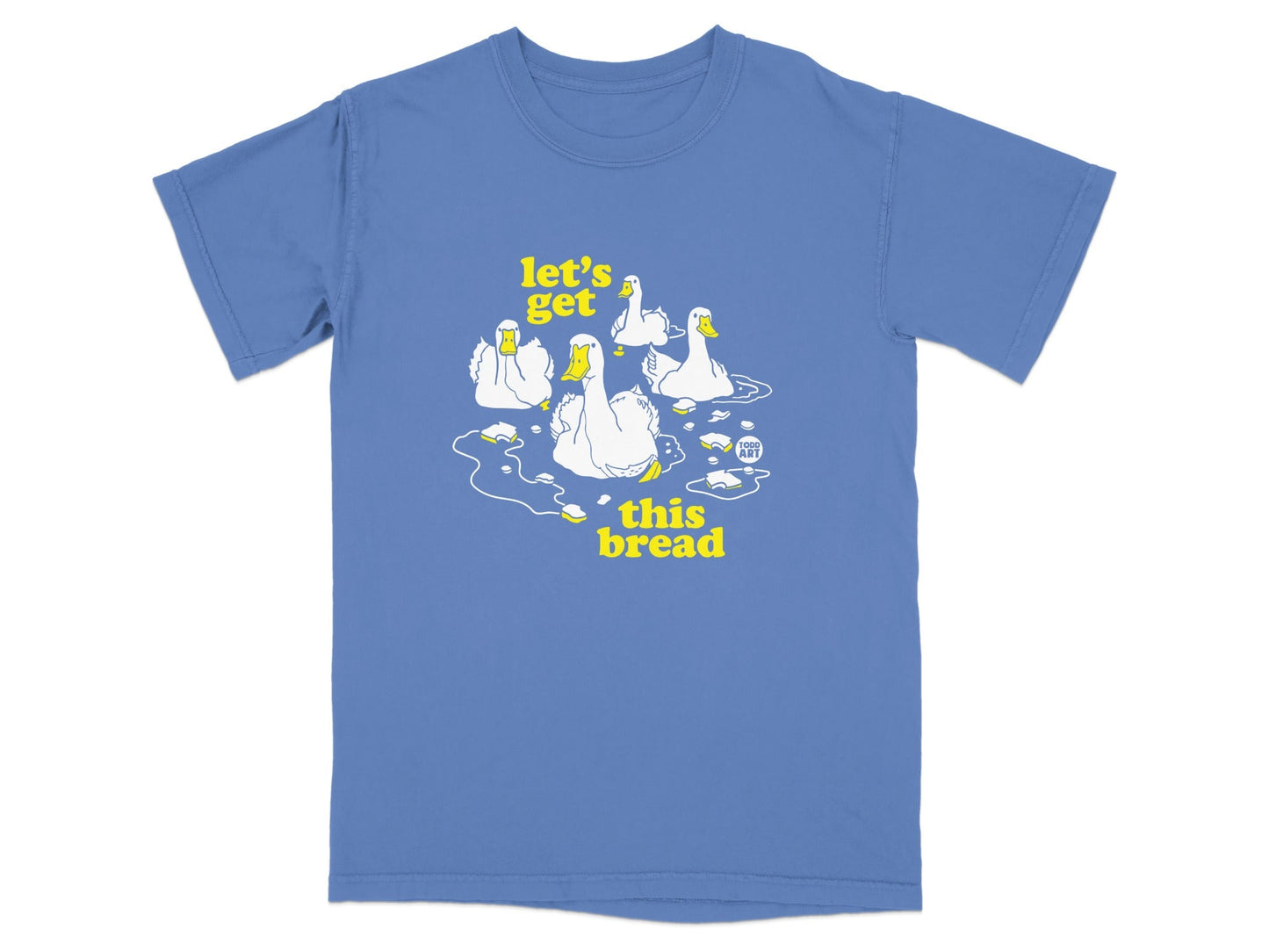 Let's Get This Bread Duck Graphic Tee Short Sleeve Top