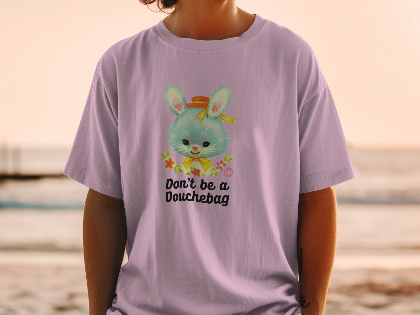 Don't be a Douchebag Funny Bunny Design Shirt