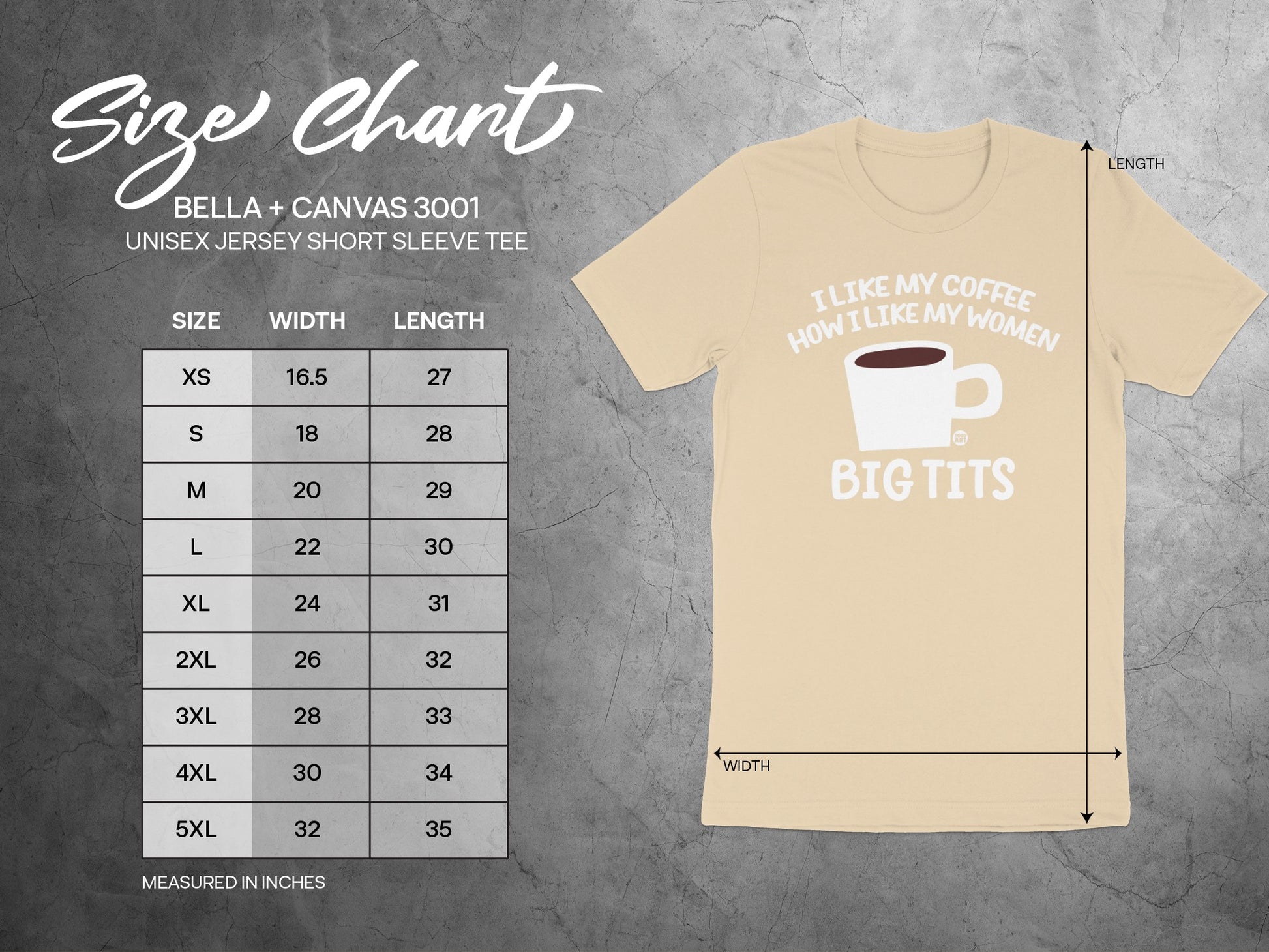 I Like My Coffee How I Like My Women T-shirt product