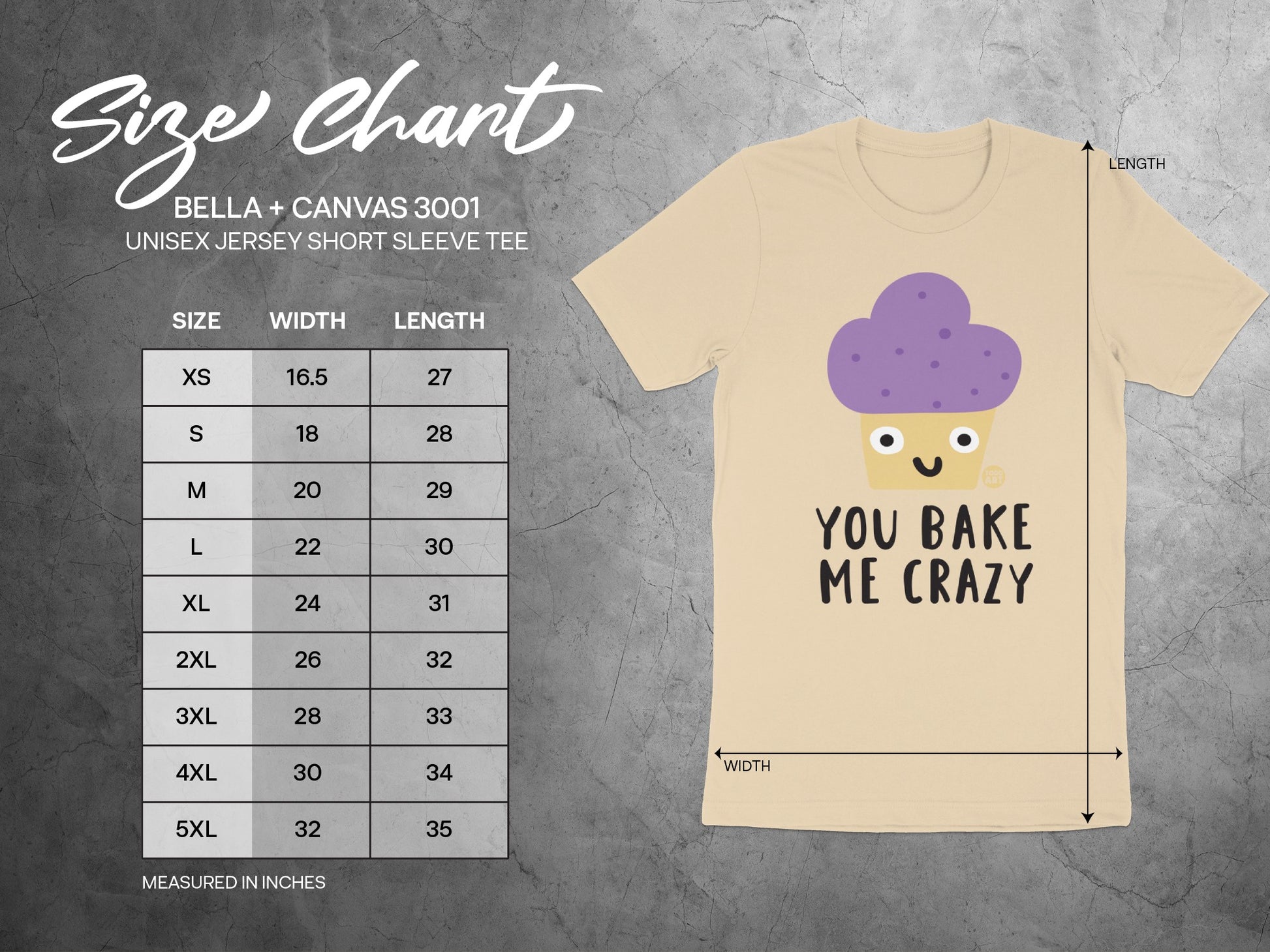 You Bake Me Crazy Short Sleeve Tee Unisex Jersey Shirt