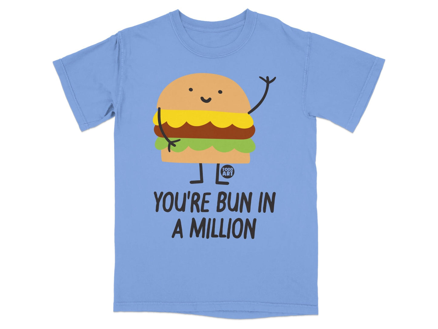 You're Bun In A Million Cute Burger Graphic Tee