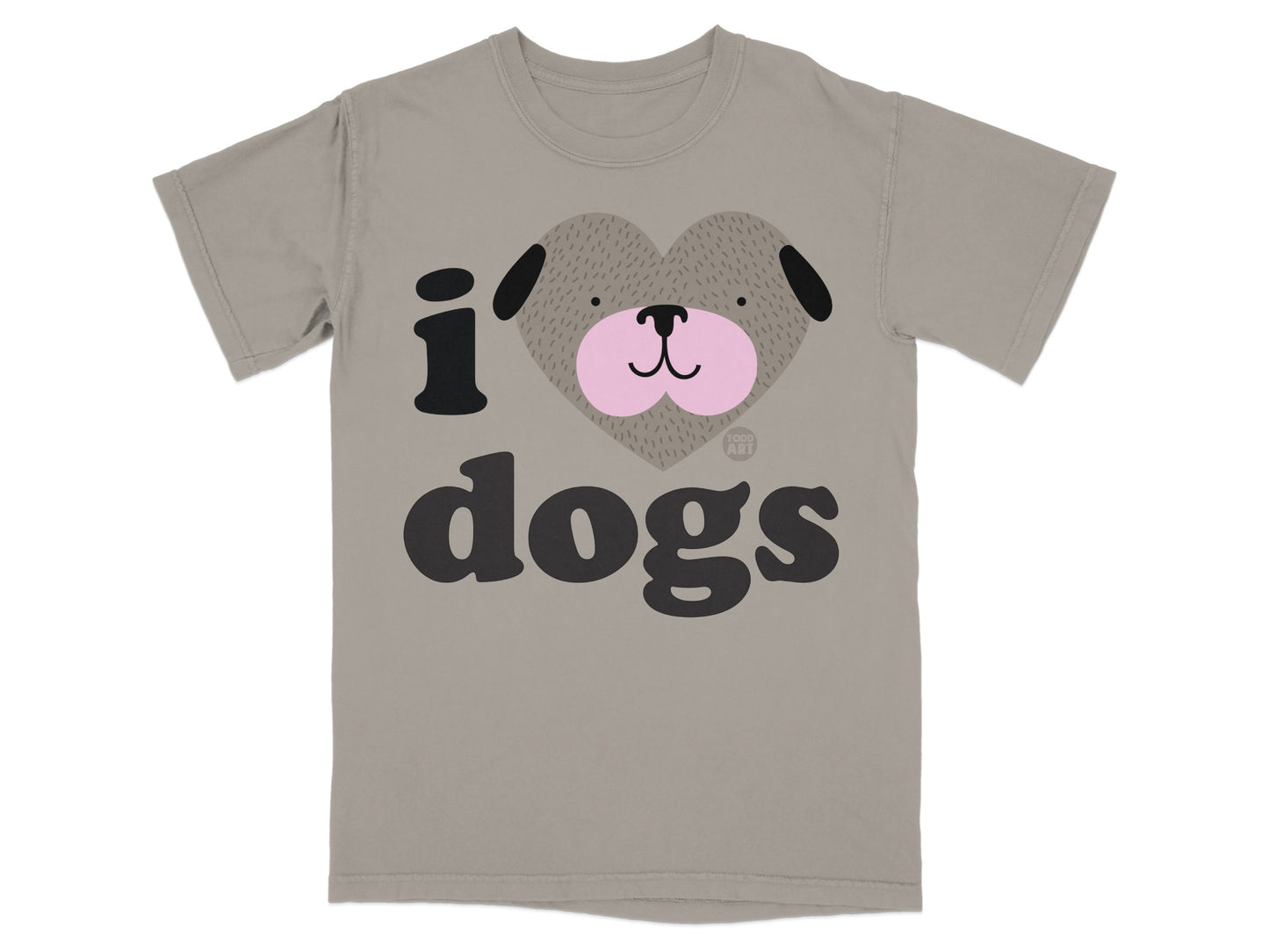 I Love Dogs Cute Design Graphic T-Shirt