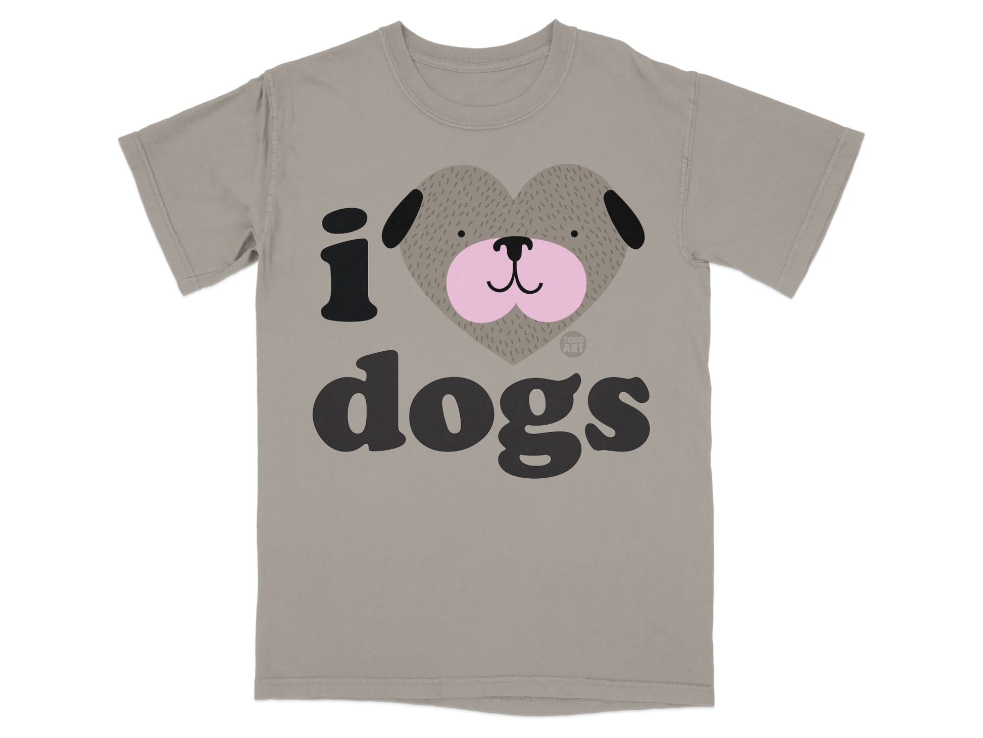 I Love Dogs Cute Design Graphic T-Shirt
