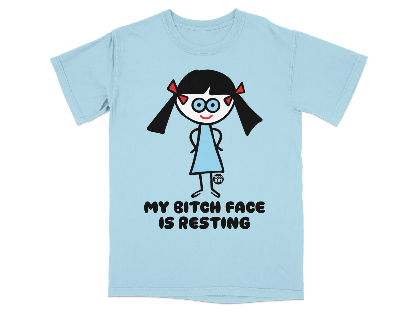 My Bitch Face Is Resting Funny Graphic T-Shirt