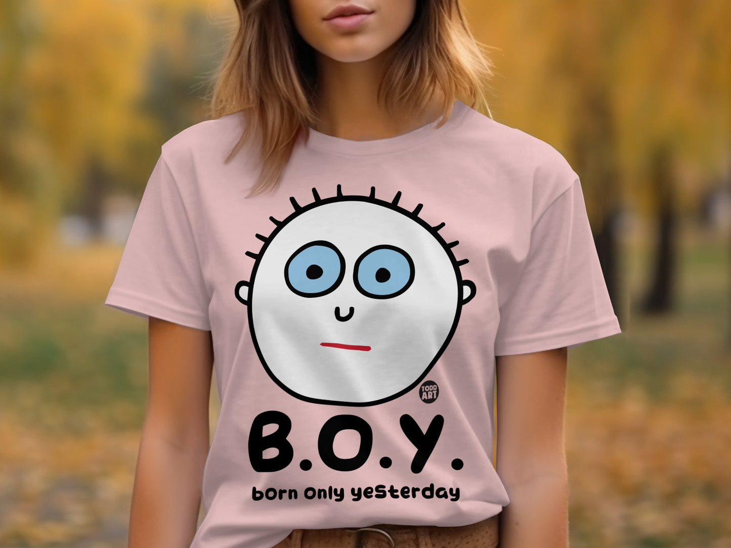 B.O.Y. Born Only Yesterday Graphic Tee for Unique Style