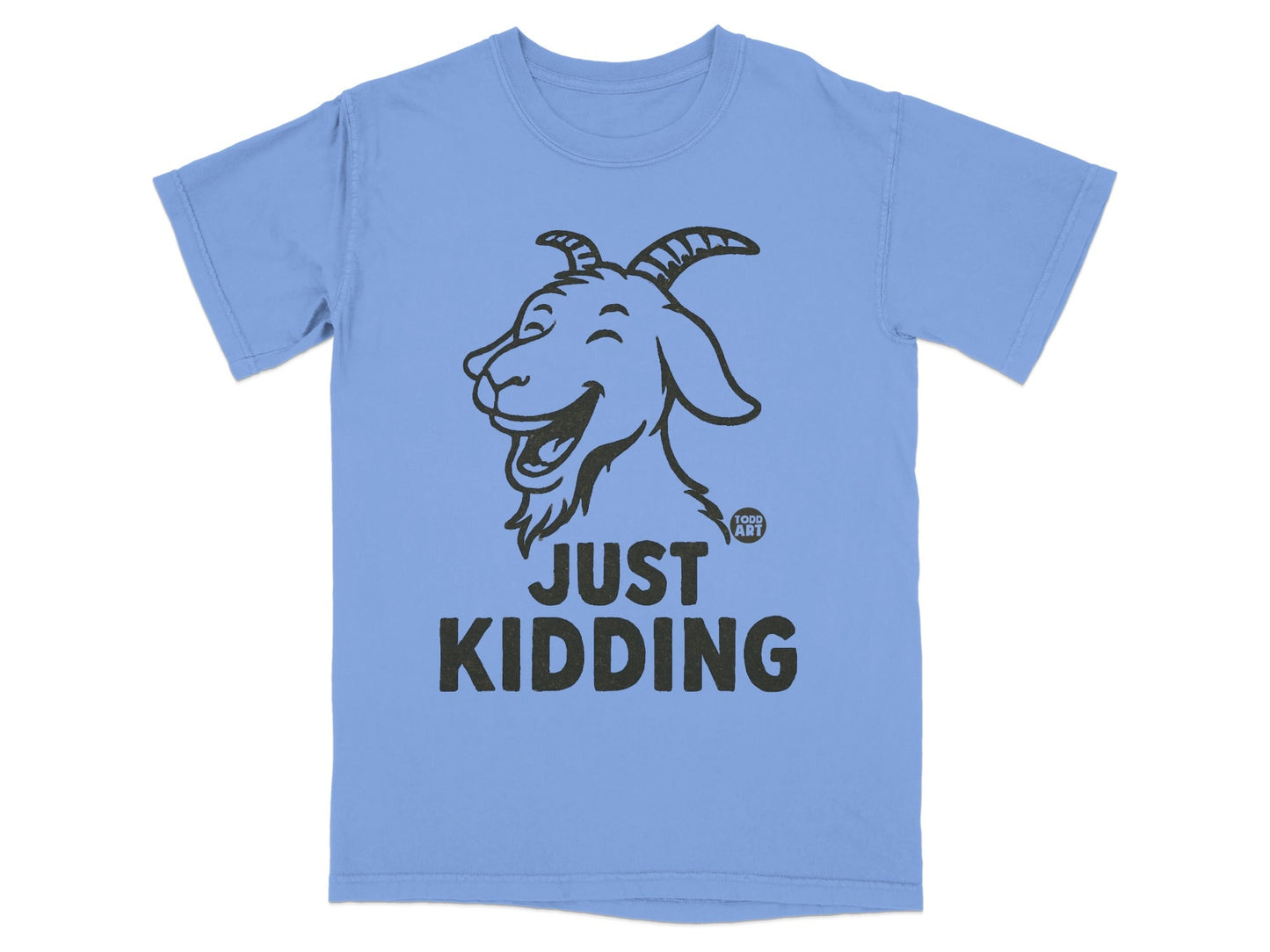 Just Kidding Goat Graphic T-Shirt