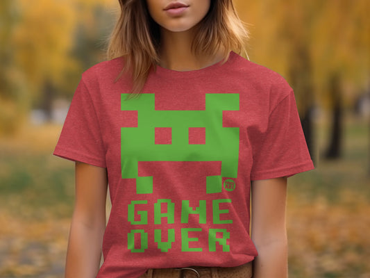 Game Over Pixel Art Design T-shirt