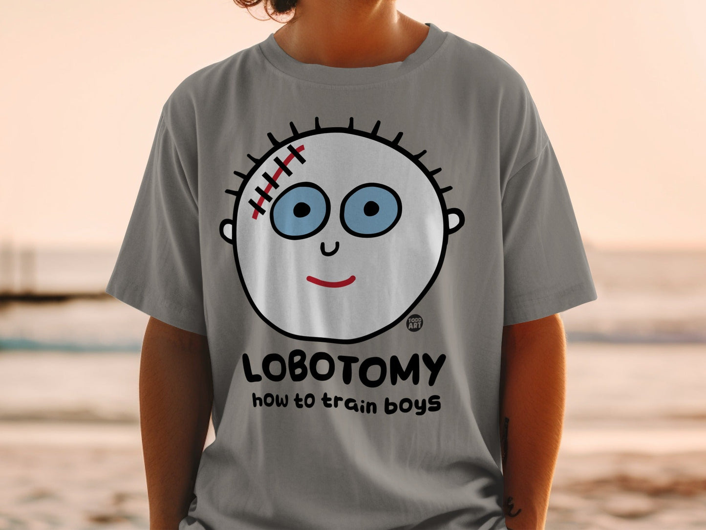 Lobotomy How to Train Boys Graphic T-shirt