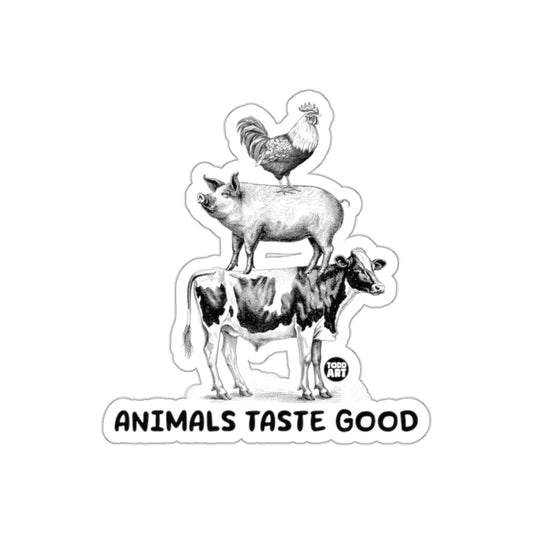 Animals Taste Good Illustration Sticker