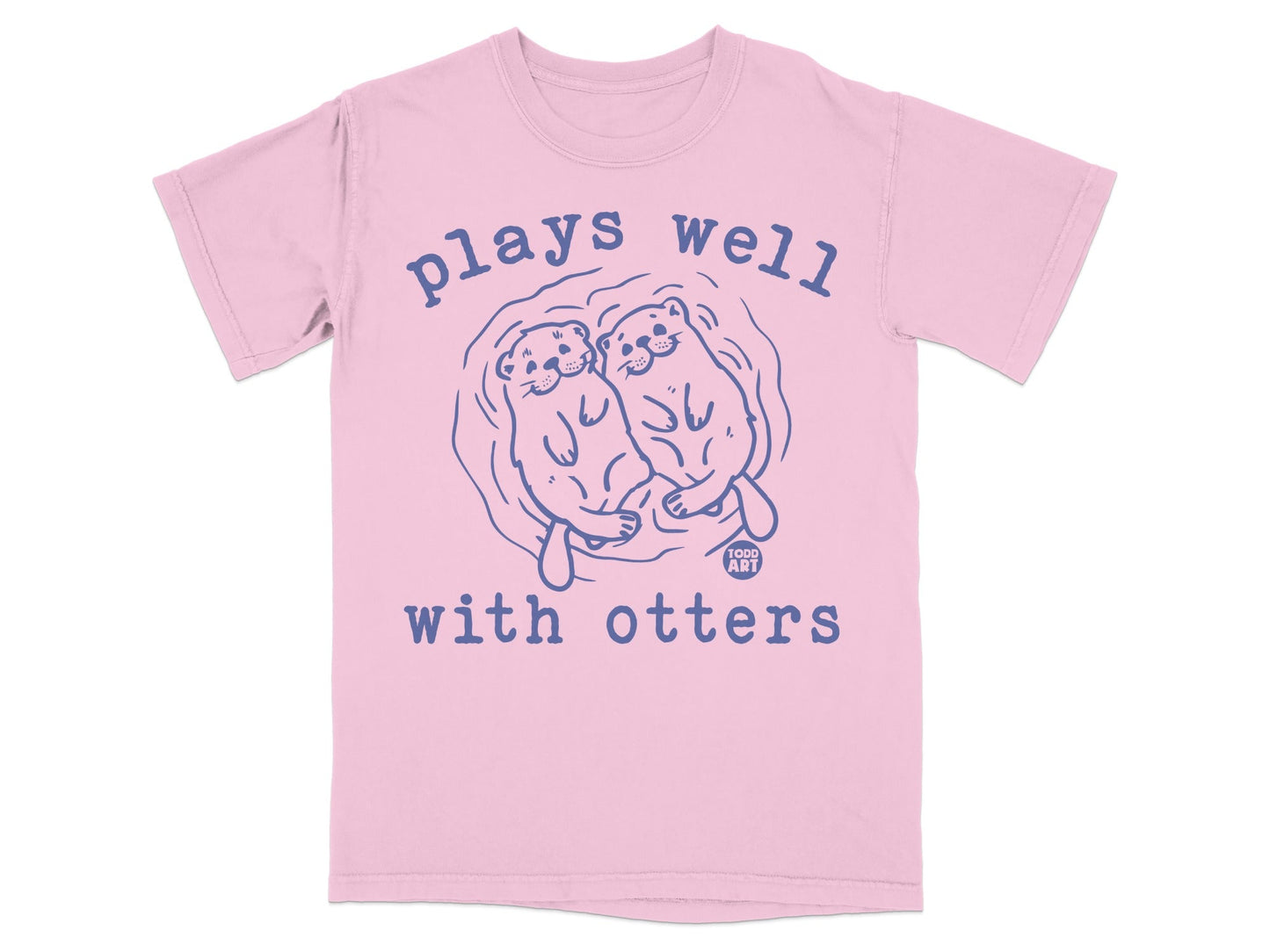 Plays Well With Otters Todd Art Graphic T-Shirt Product