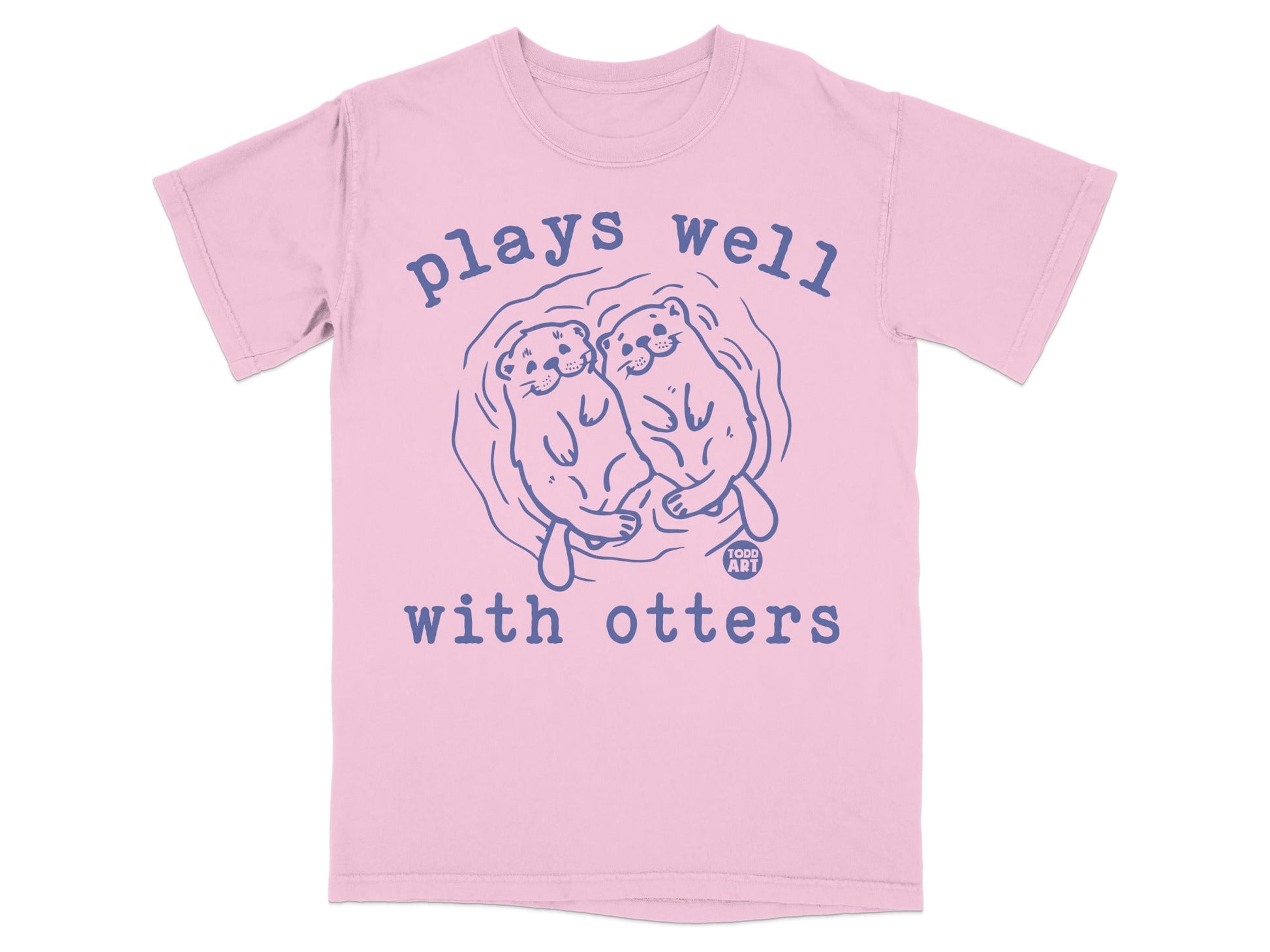 Plays Well With Otters Todd Art Graphic T-Shirt Product