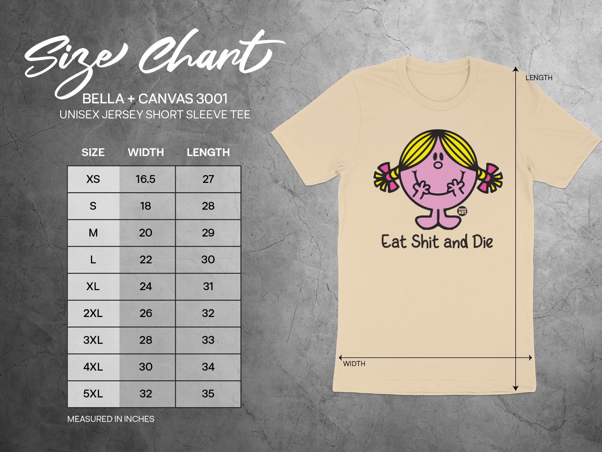 Fun Graphic Character Print Unisex Jersey Tee product