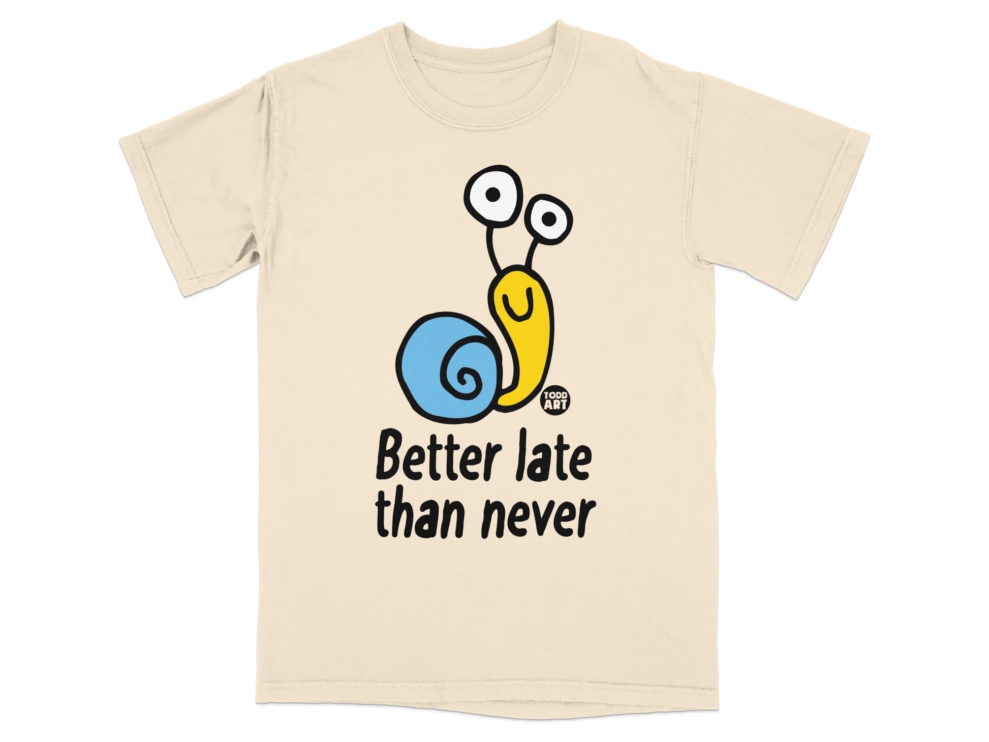 Better Late Than Never Snail Graphic T-shirt