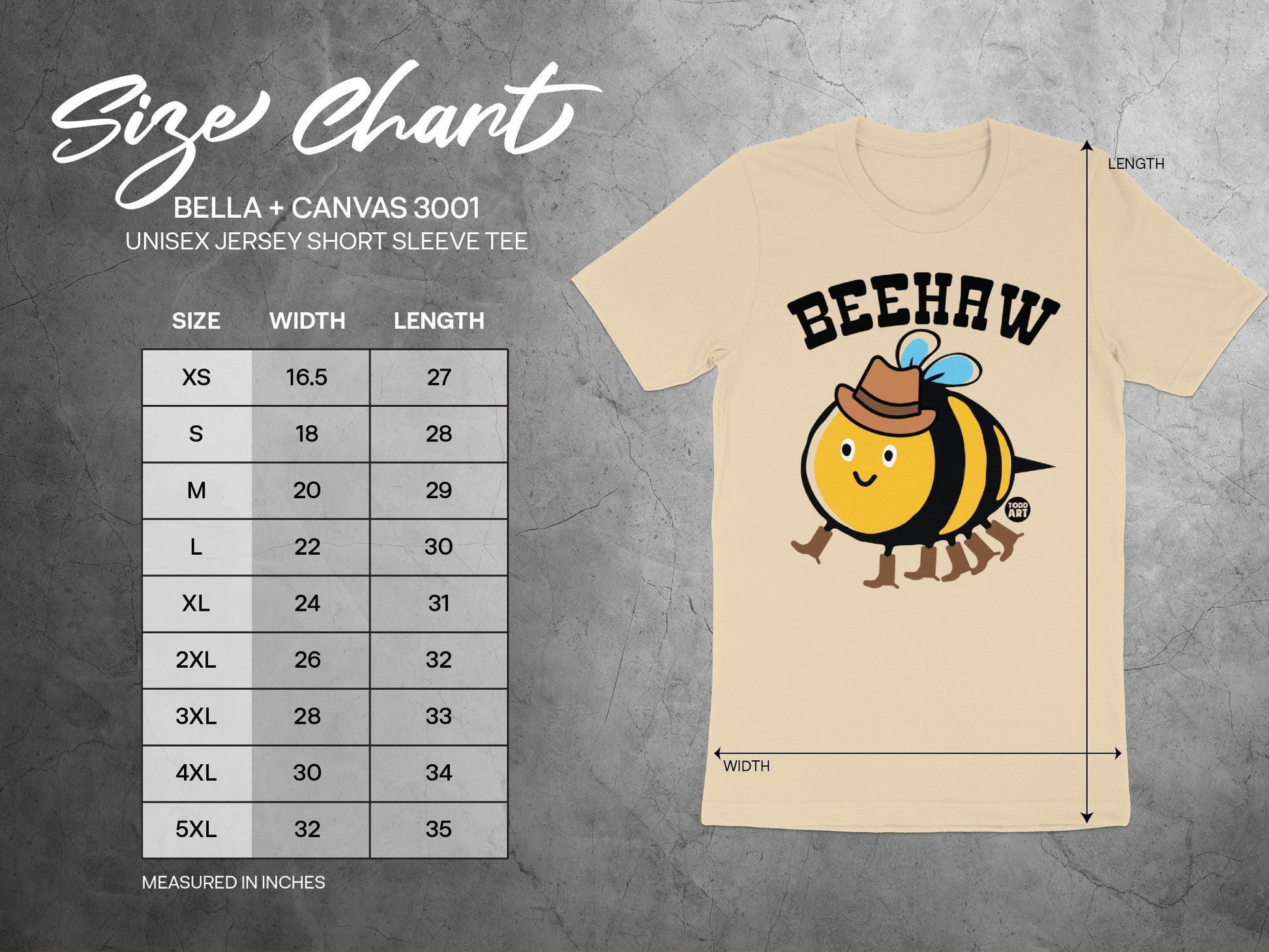Bee Cowboy Graphic Tee Unisex Cotton T-shirt product type