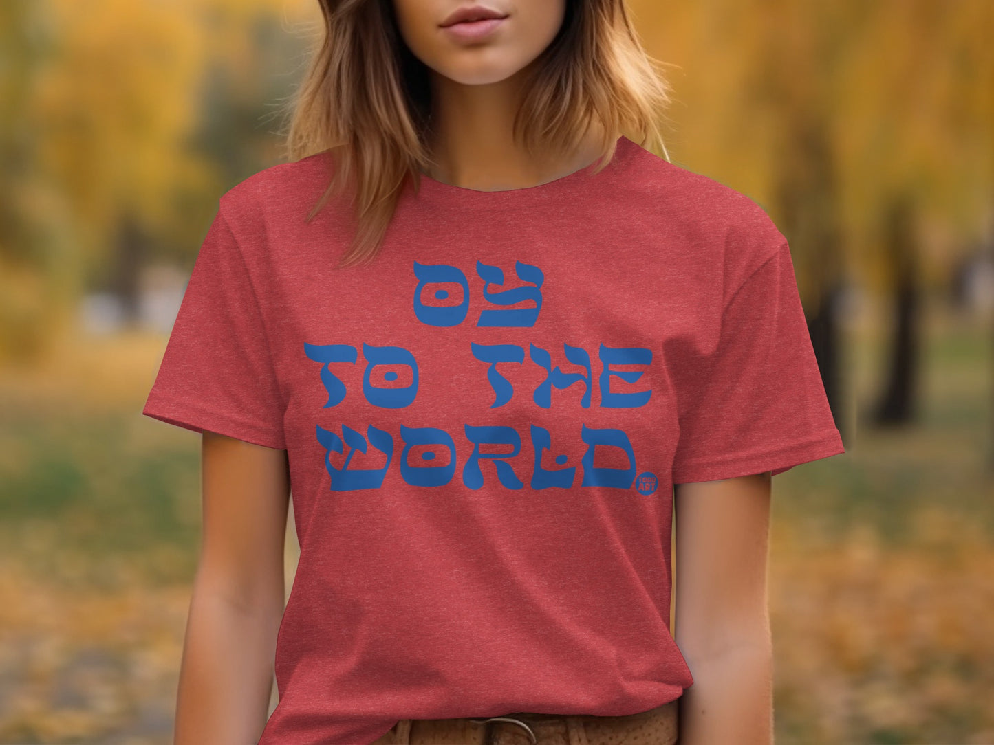 Oy To The World Graphic Tee Shirt
