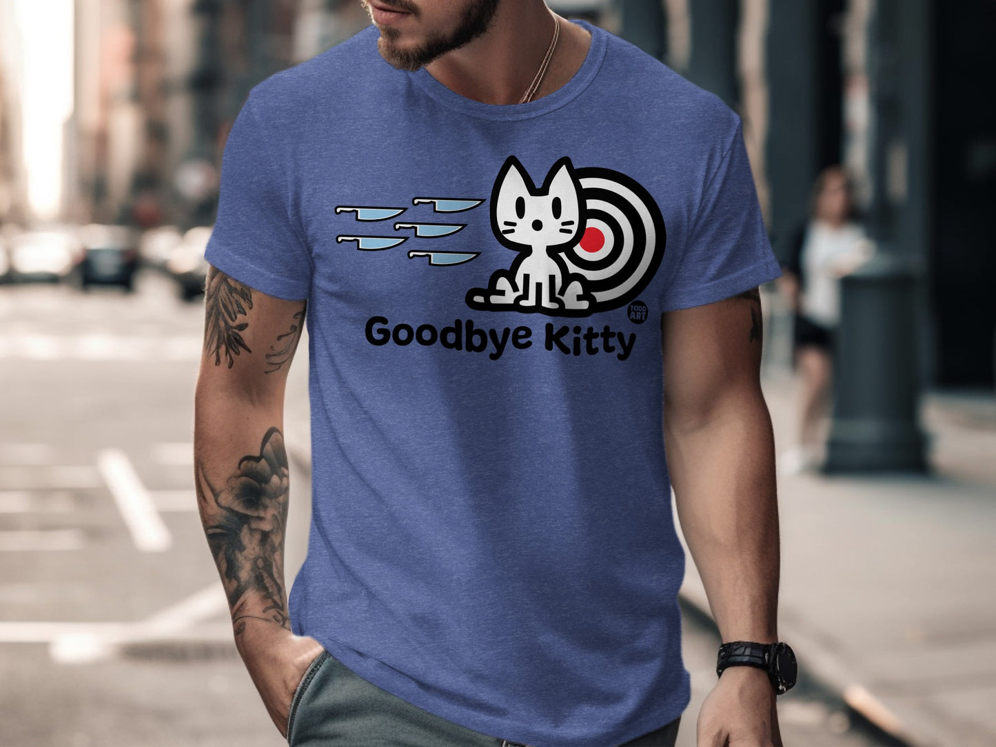 Goodbye Kitty Graphic Tee with Fun Design