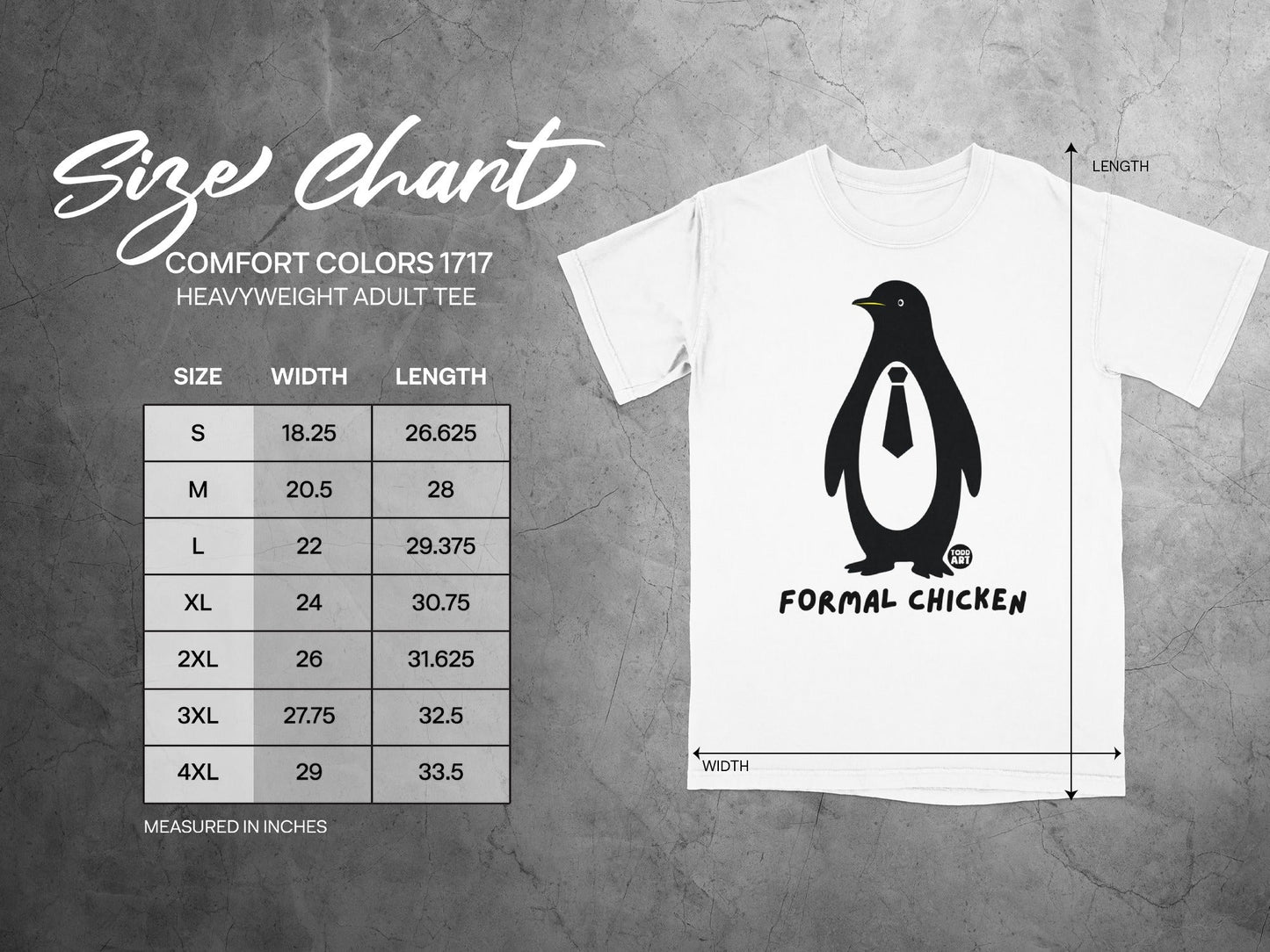Formal Chicken Penguin T-Shirt, Funny Business Penguin Tee, Professional Animal Graphic Shirt, Cute Bird with Tie Top, Humorous Novelty