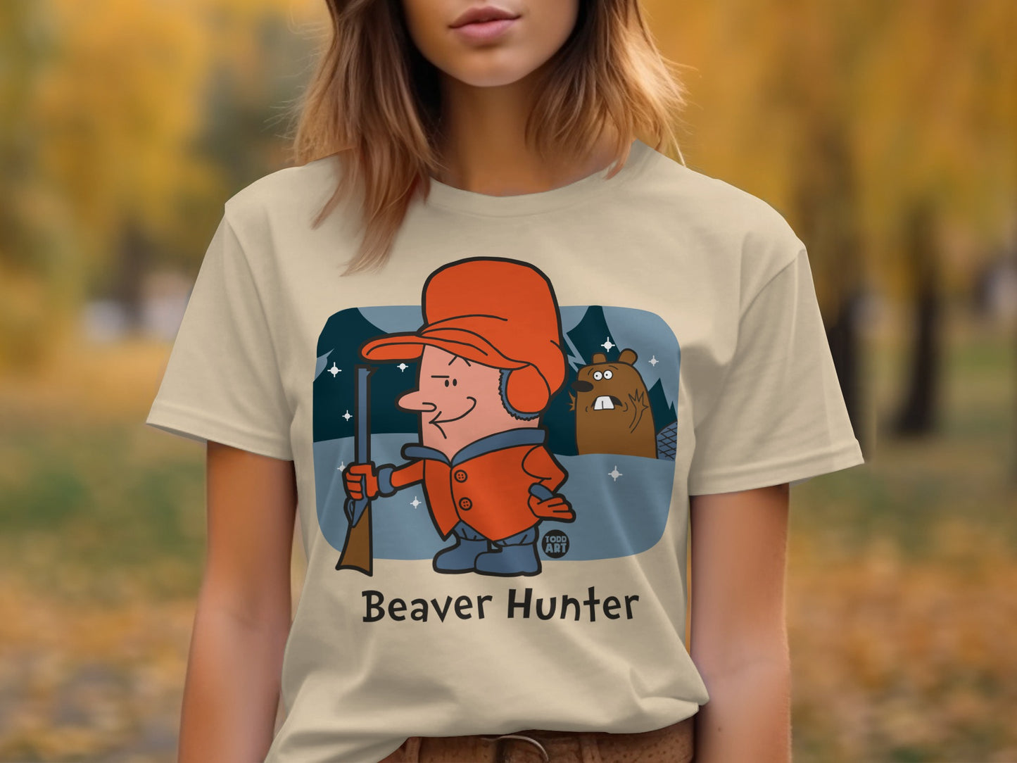 Beaver Hunter Graphic Tee