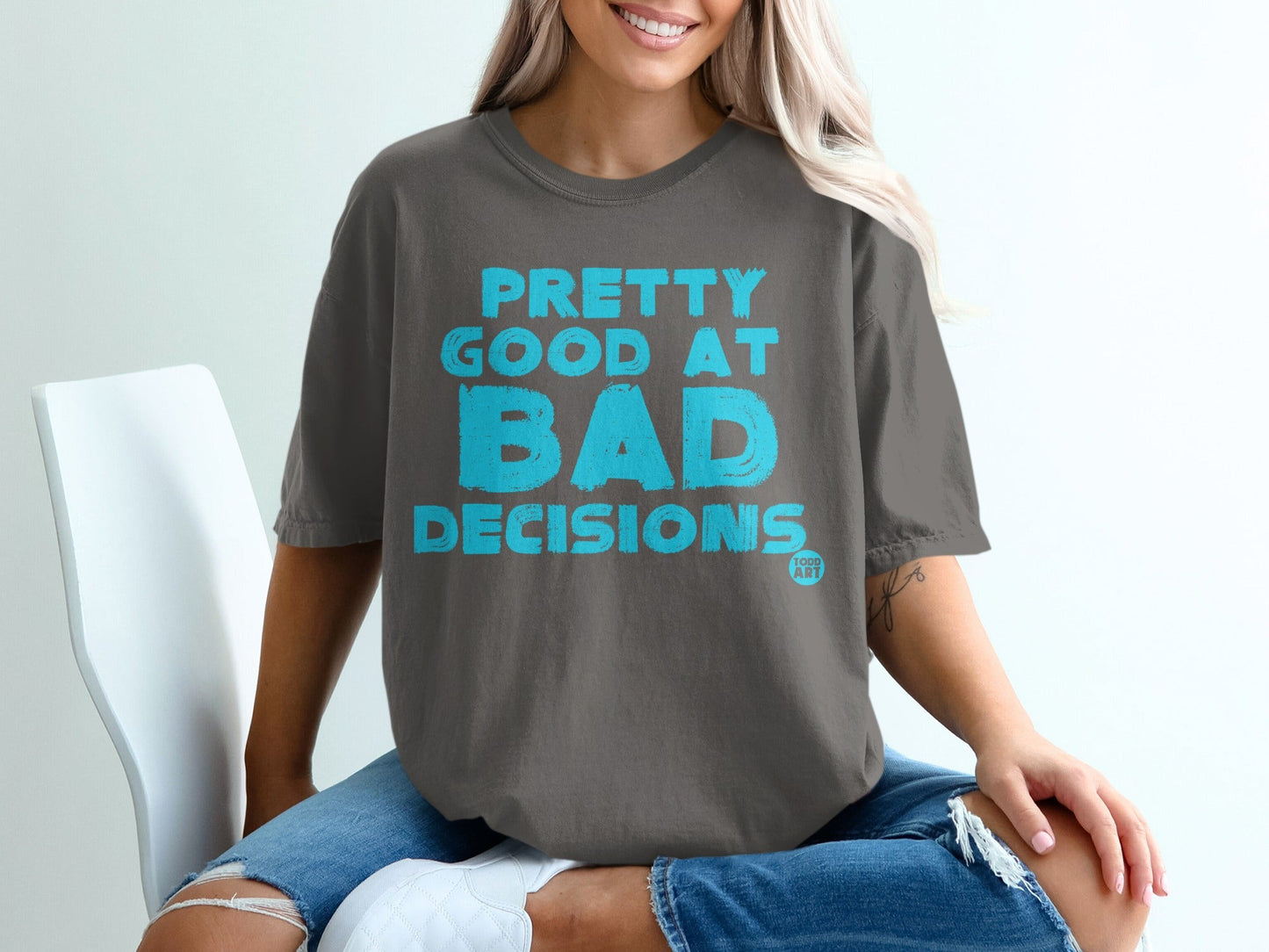 Pretty Good At Bad Decisions Graphic Tee