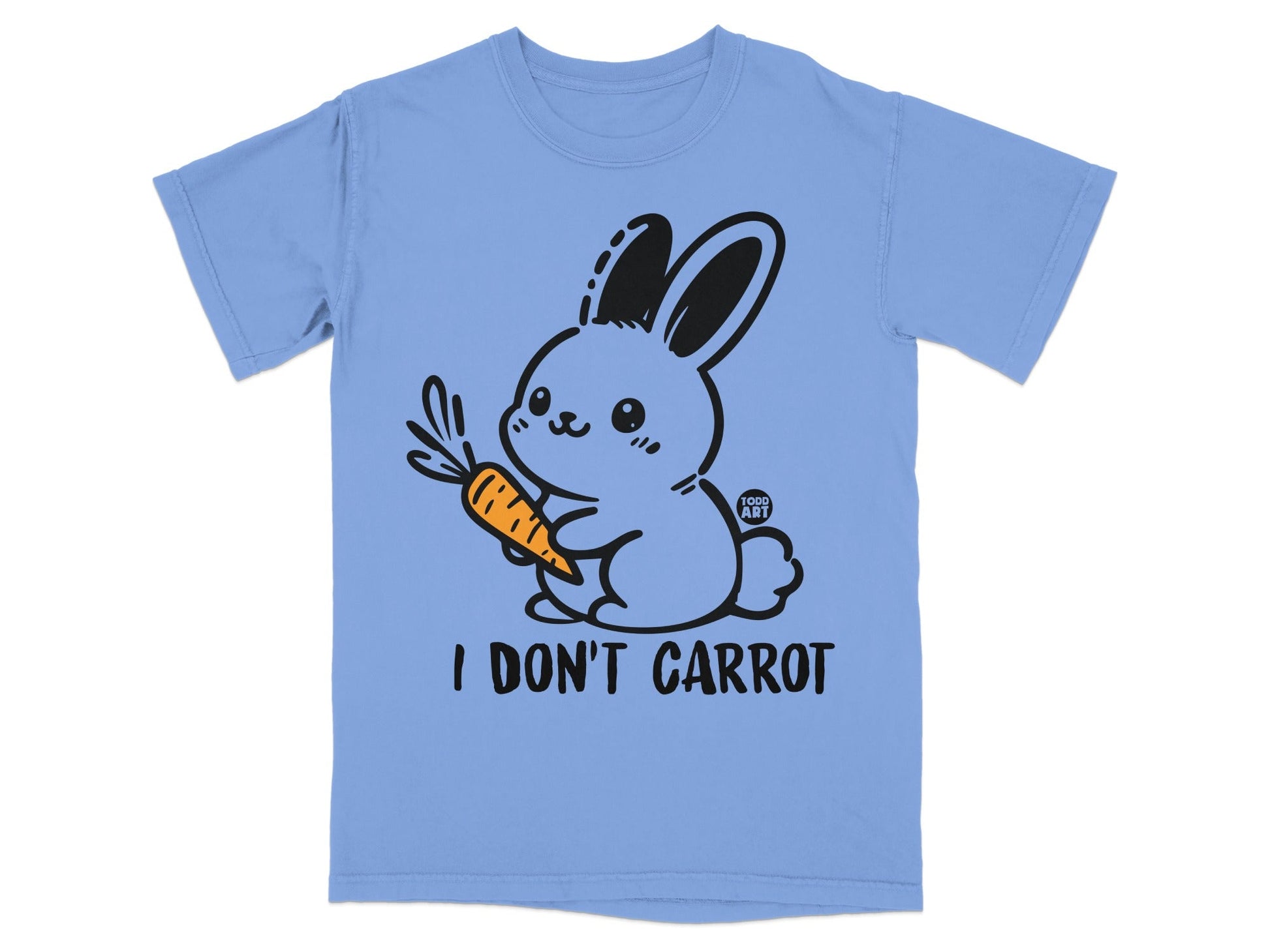Cute Bunny with Carrot I Don't Carrot T-Shirt