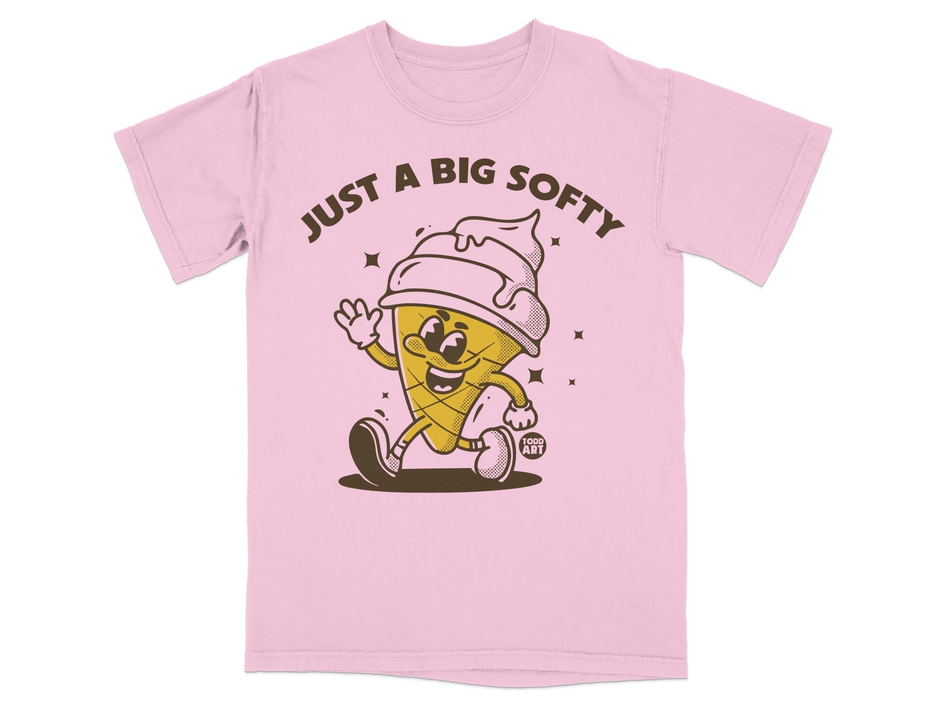Just A Big Softy Ice Cream Cone Character Shirt