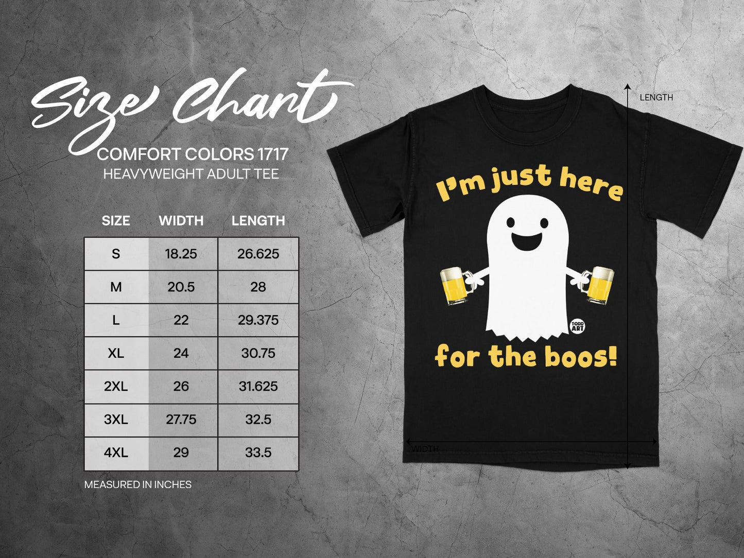 I'm Just Here for the Boos Ghost Drinking Tee