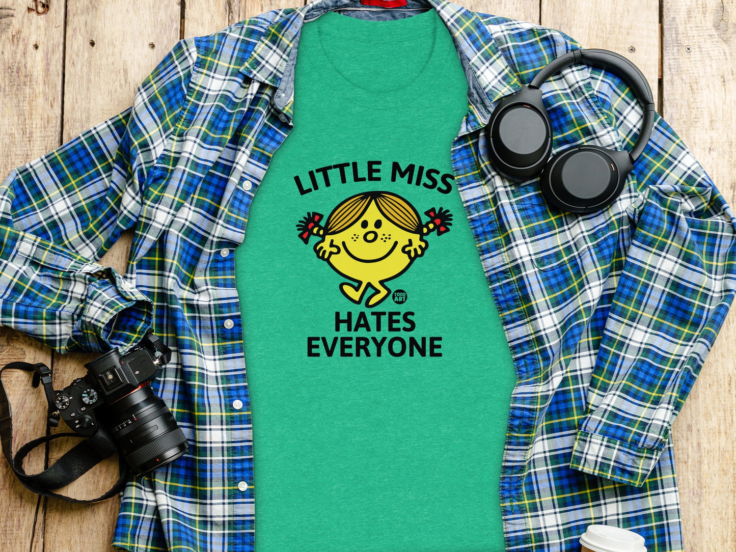 Little Miss Hates Everyone Graphic Tshirt