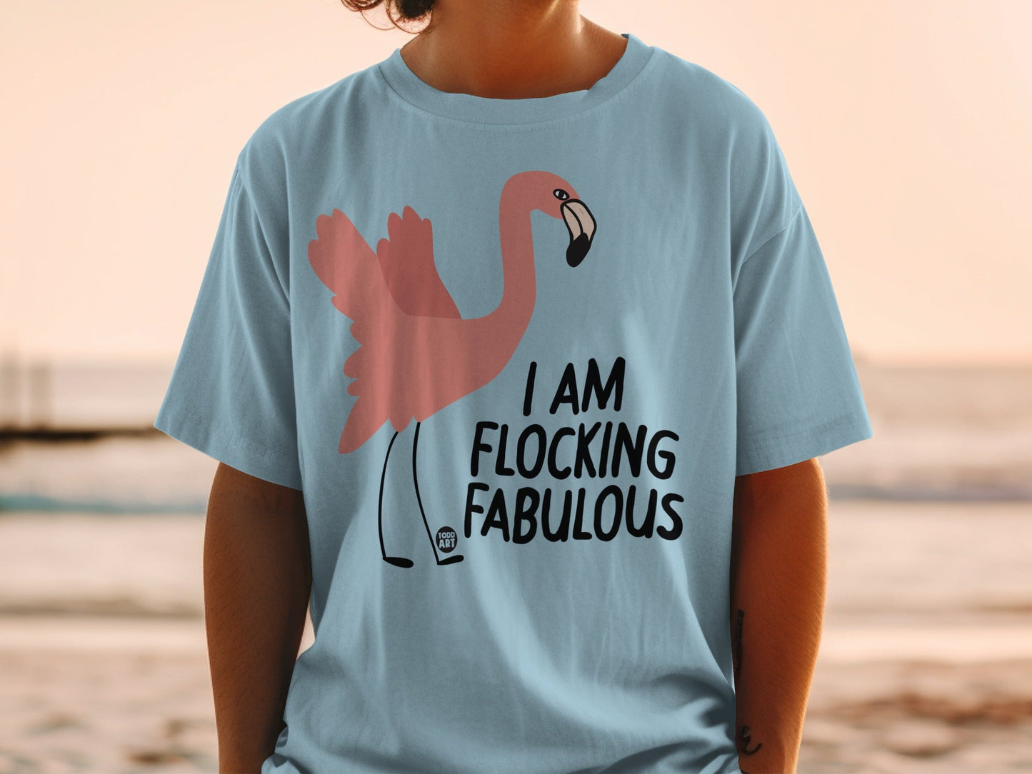 I Am Flocking Fabulous Flamingo Graphic T-shirt