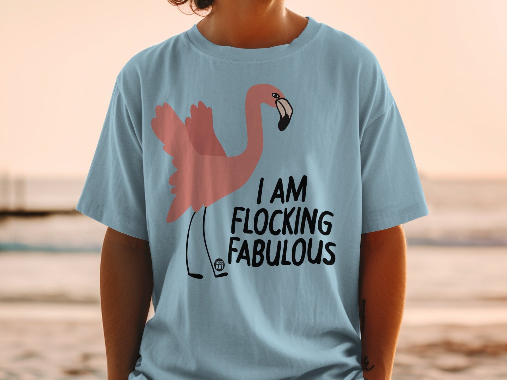 I Am Flocking Fabulous Flamingo Graphic T-shirt