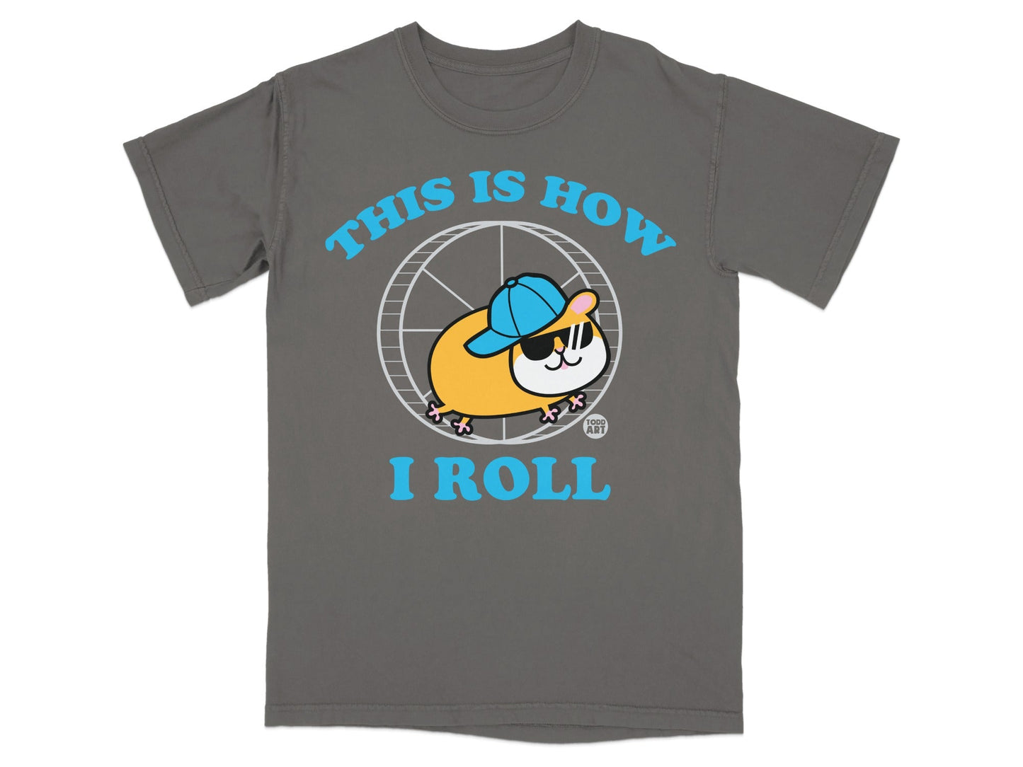 This Is How I Roll Hamster Wheel Graphic Tee