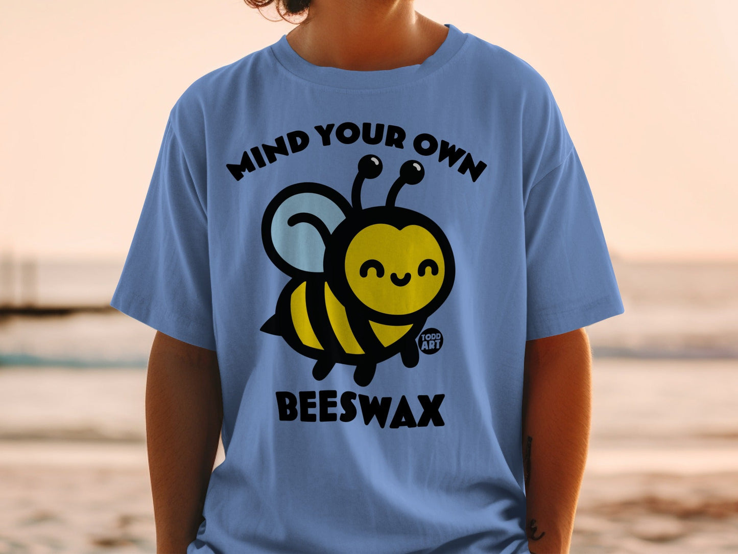 Mind Your Own Beeswax Todd Art Graphic Tee