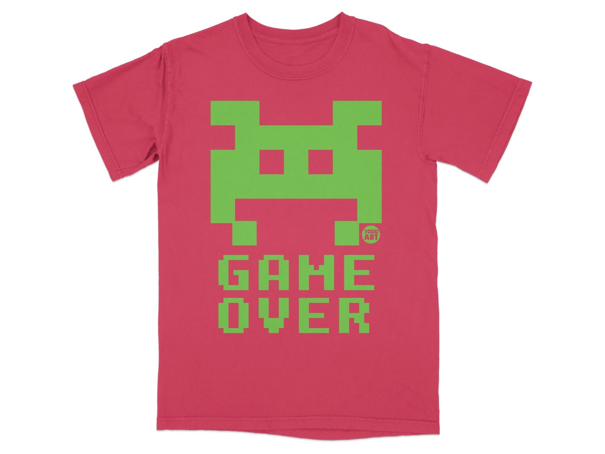 Game Over Pixel Art Graphic T-shirt Todd Art Design