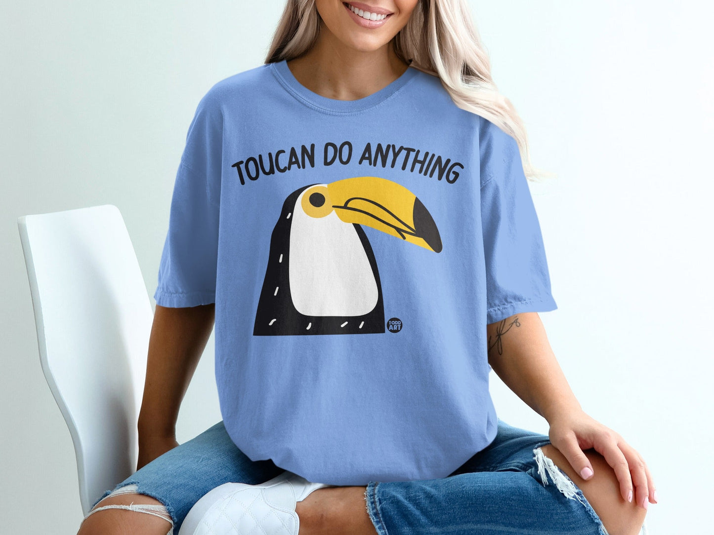 Toucan Do Anything Graphic Print T-shirt