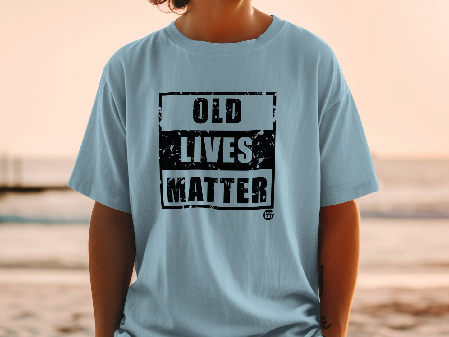 Old Lives Matter Graphic T-Shirt Casual Wear Product
