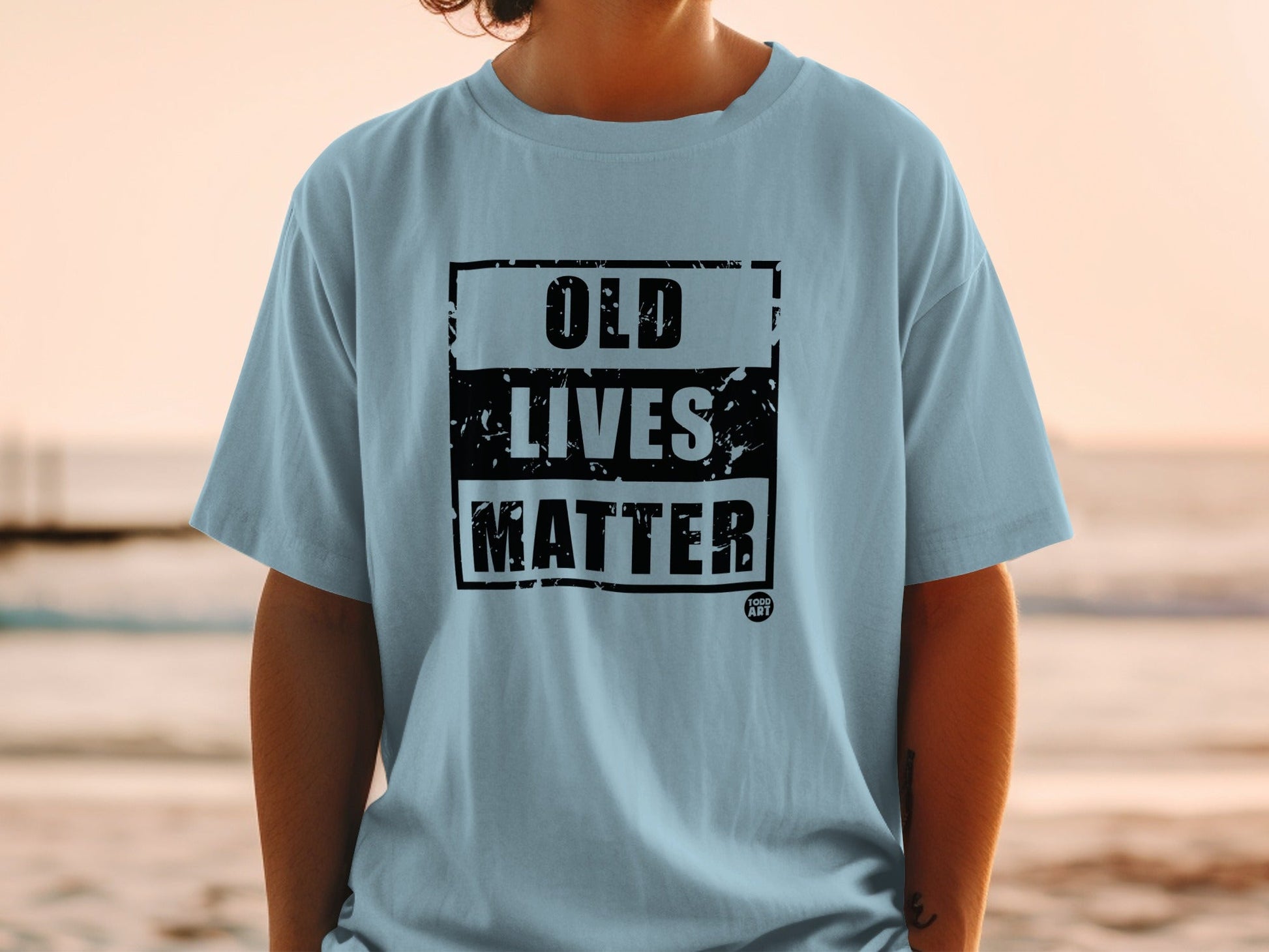 Old Lives Matter Graphic T-Shirt Casual Wear Product