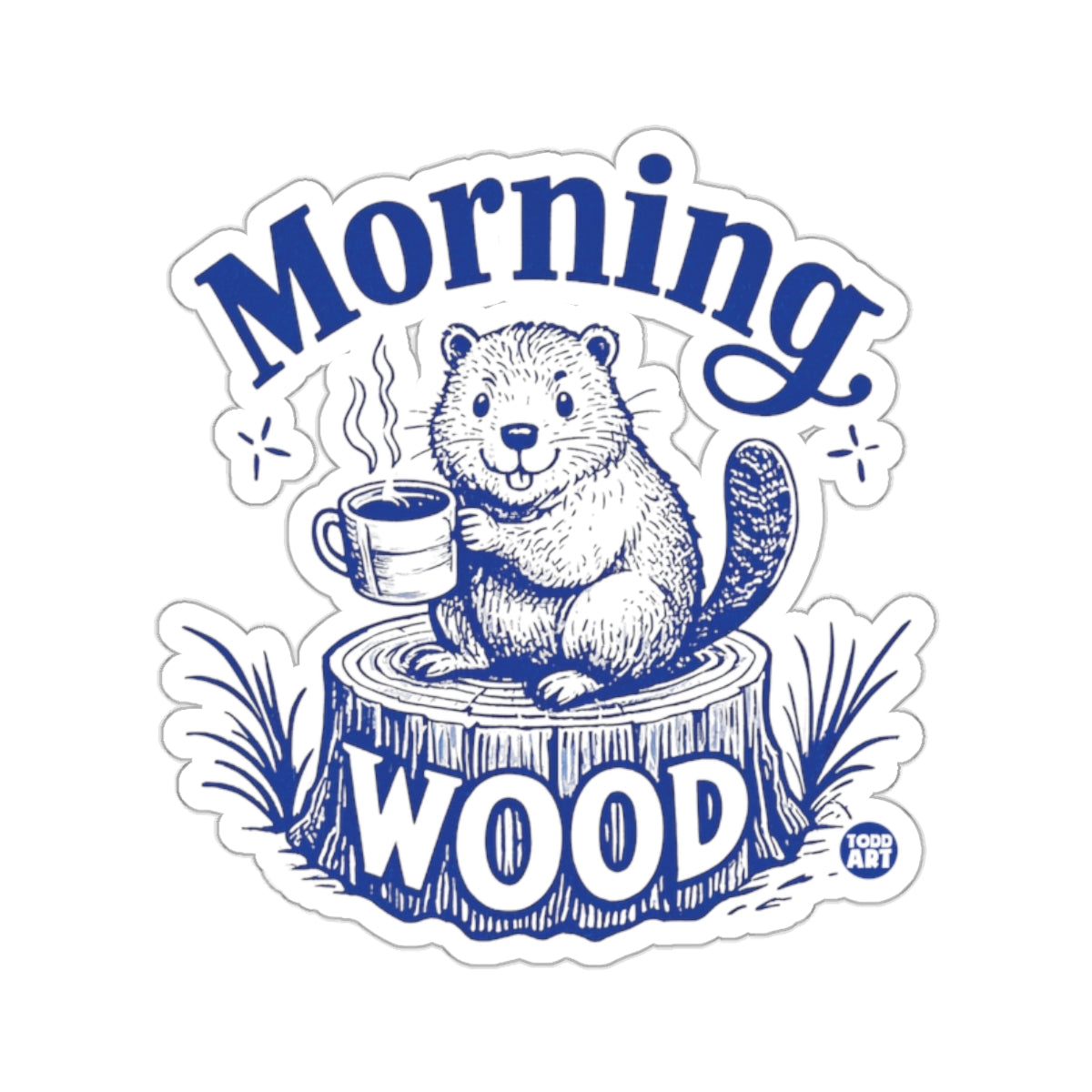 Morning Wood Beaver Coffee Tree Stump 