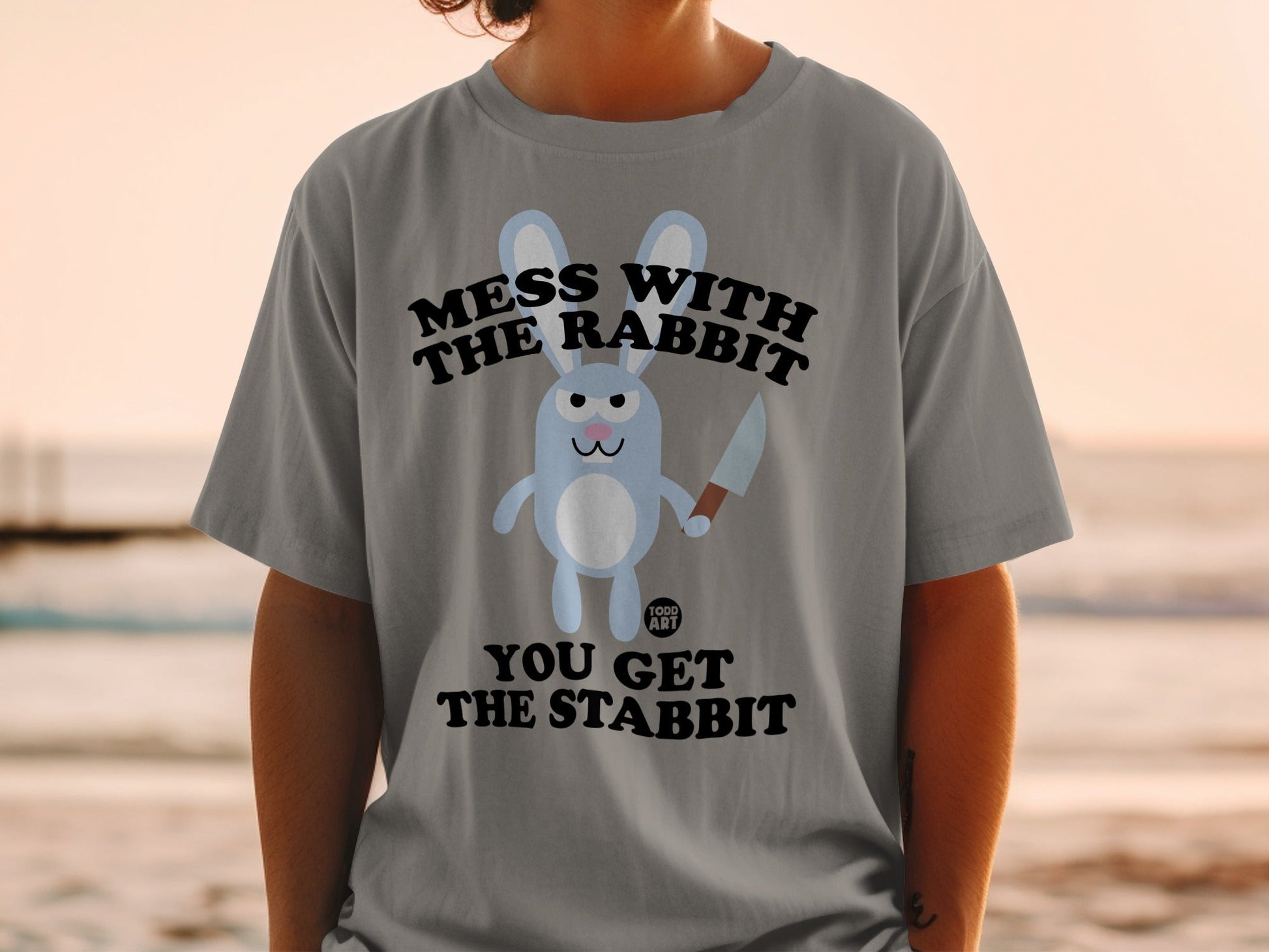 Mess With The Rabbit You Get The Stabbit Shirt