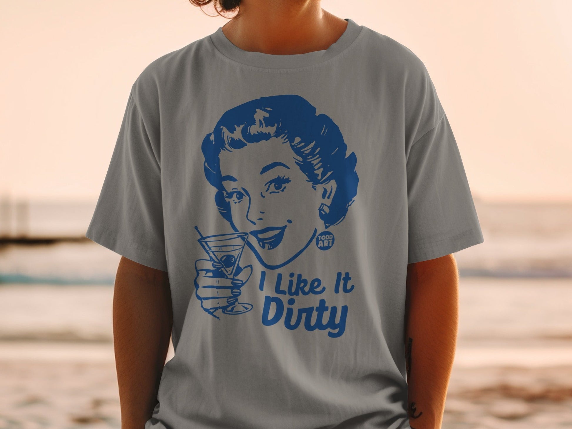 I Like It Dirty Retro Graphic Unisex T-Shirt Product