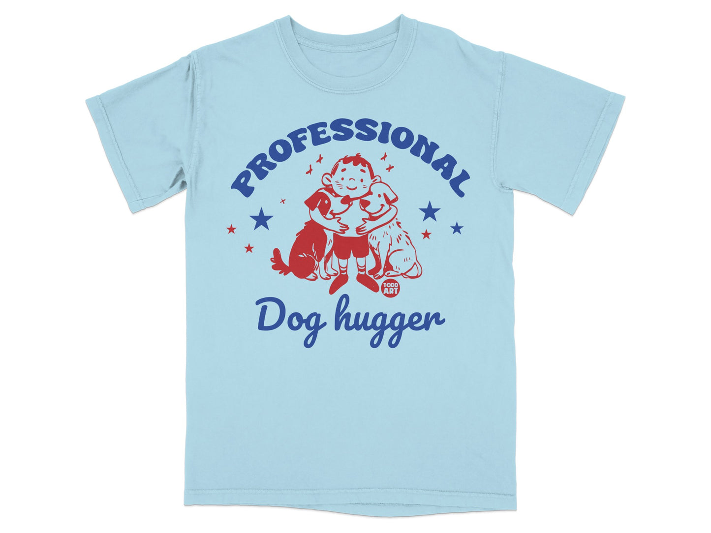 Professional Dog Hugger Graphic T-shirt for Pet Lovers