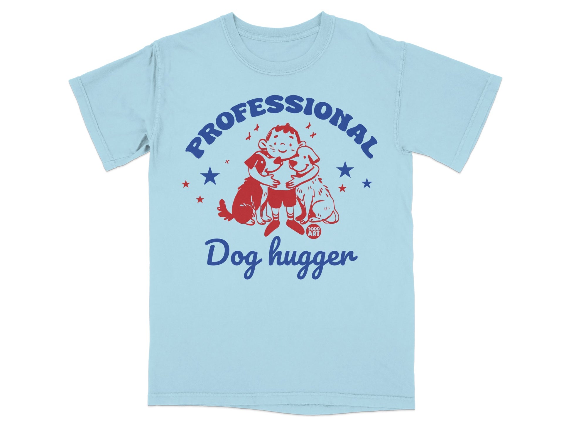 Professional Dog Hugger Graphic T-shirt for Pet Lovers