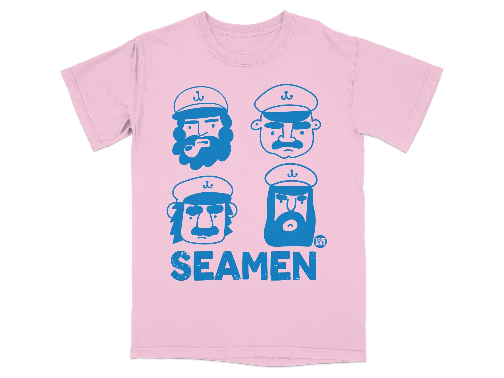 Cartoon Captain Seamen Faces Design Todd Art product type