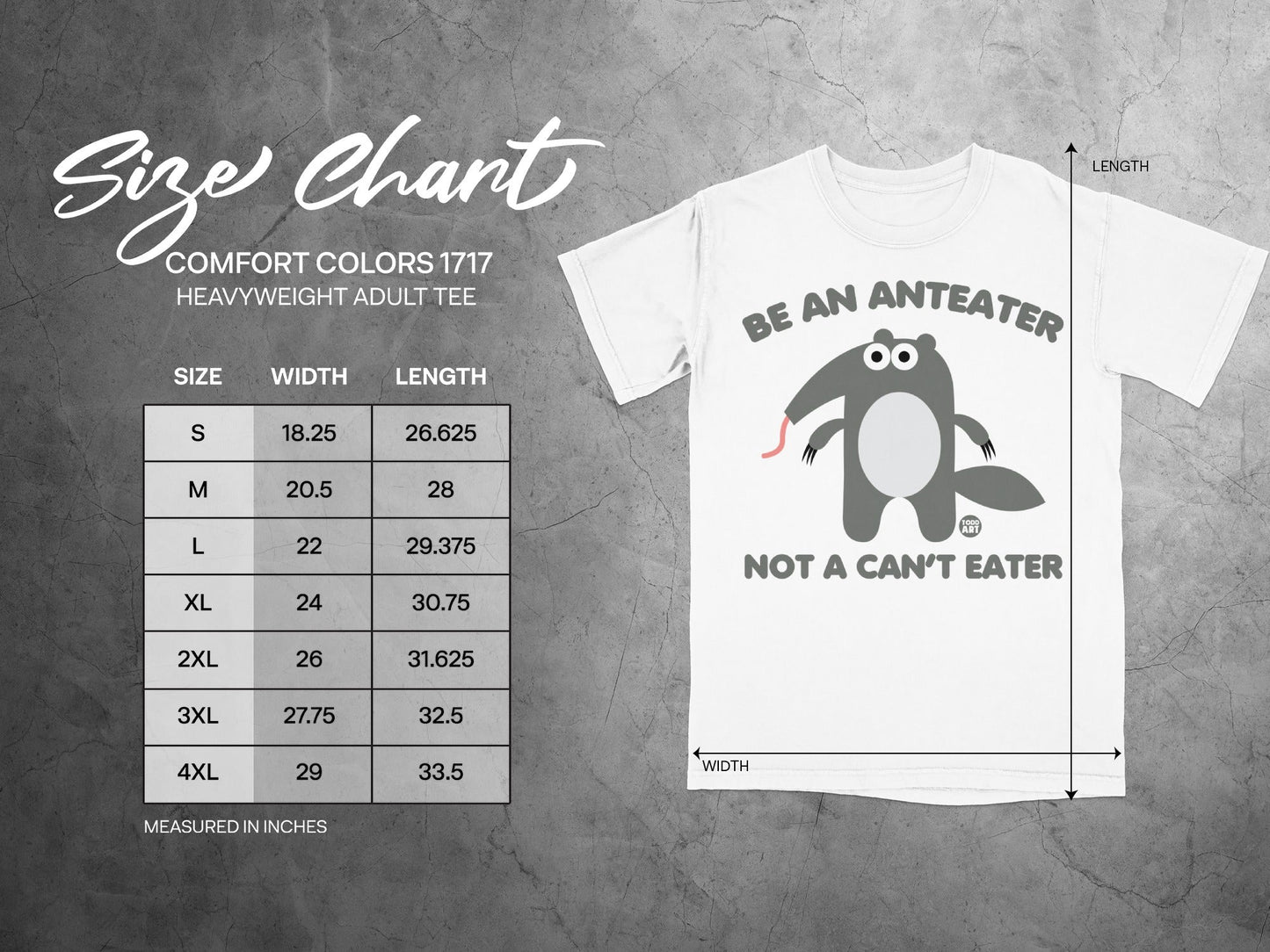 Be An Anteater Not A Can't Eater Graphic Tee