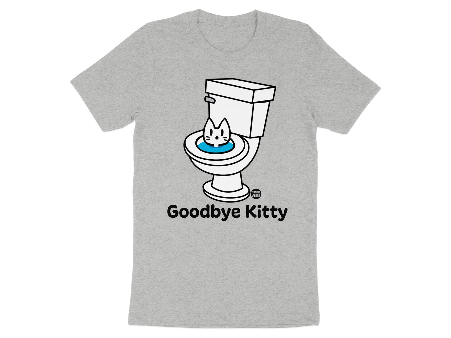 Goodbye Kitty Cute Cat Design T-Shirt