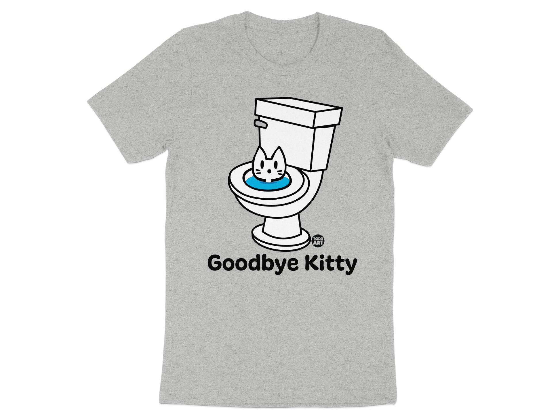 Goodbye Kitty Cute Cat Design T-Shirt