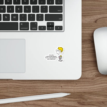 I'm not a photographer cute sticker for your laptop