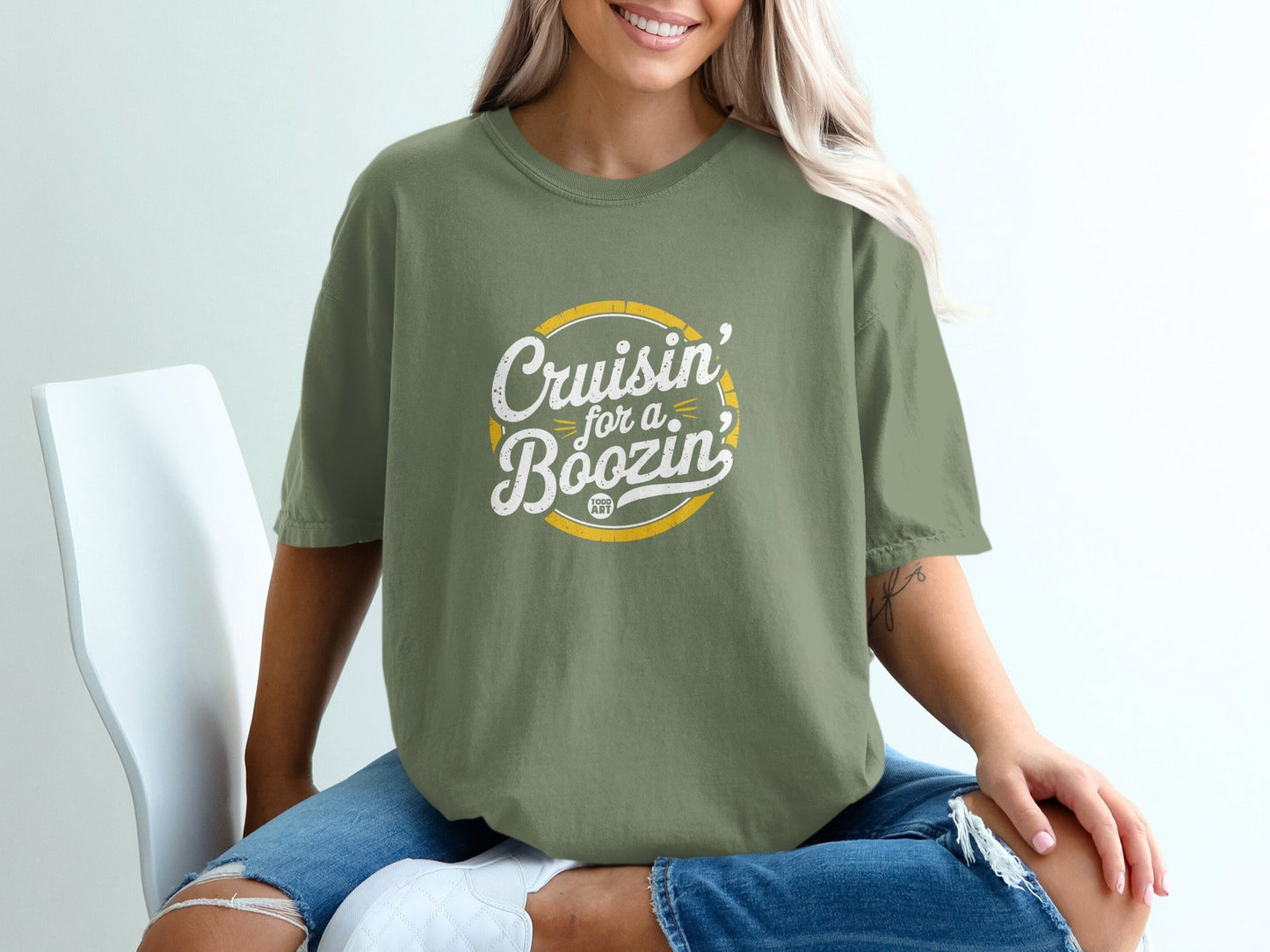 Cruisin' For a Boozin' Graphic Humor Shirt